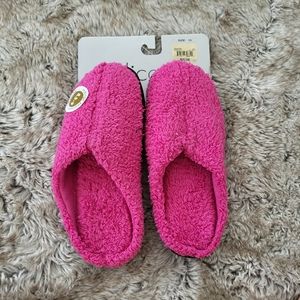 Delicates Fluffy Slip-On Slippers Desert Pink New With Tags Size 10